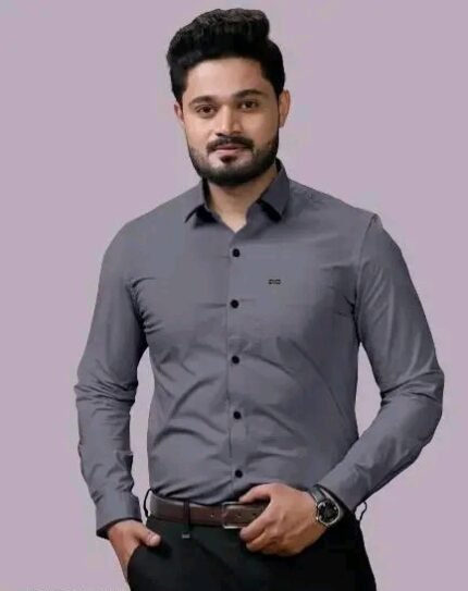 Men Stylish Gray Shirt