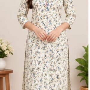 A gulshan printed kurti with pant